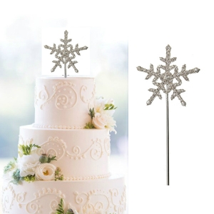 Topper para tarta copo de nieve