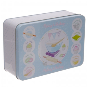 Caja Metalica Motivos de Cocina GRANDE