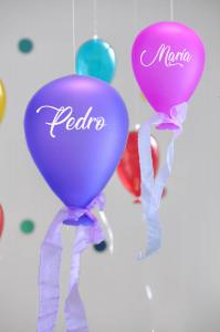 Globo de vidrio decorativo personalizado
