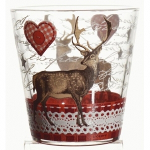 Vaso de cristal reno