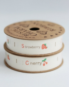 Cinta tela Cherry and Fruit