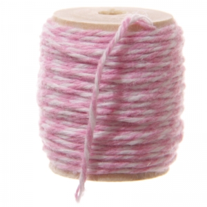 Baker Twine cordel Decorativo  rosa claro 23m