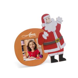 Portafotos navideño personalizado con nombre