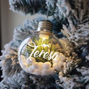 Bola de Navidad LED personalizada