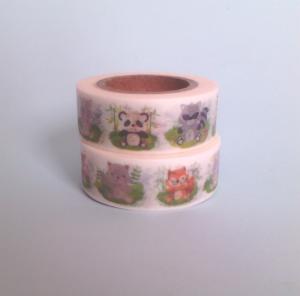 Washi tape animales del bosque