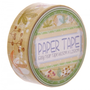 Washi tape plantas del bosque