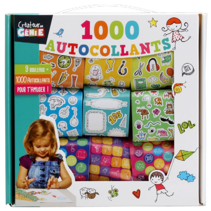 Kit mil pegatinas manualidades infantiles