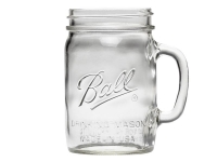 Jarra Mason Jar grande con logo 700ml