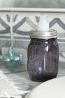 Dispensador de jabon Mason Jar transparente color