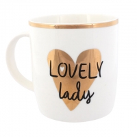 Taza Lovely Lady oro