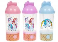 Botella unicornio con compartimento