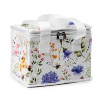 Bolsa refrigerante de plástico reciclado flores y abejas