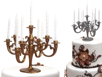 Topper tarta candelabro