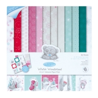 Set de papel glitter Winter Wonderland