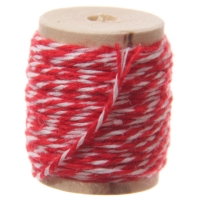 Baker Twine cordel Decorativo rojo 23m