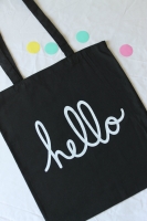 Bolsa algodon totebag hello