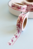 Washi tape flamingo