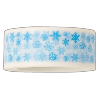 Washi tape copos nieve azules