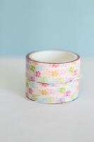 Washi tape floral 2 unidades