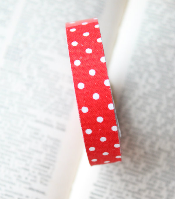 Washi Tape lunares rojo